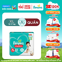 Tã Quần Pampers Giữ Dáng Mới Gói Lớn L36/XL32/XXL28/M40