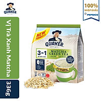 Thức uống yến mạch Quaker 3 in1 - Vị trà xanh Matcha