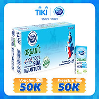 Thùng 24 Hộp Sữa Tươi Tiệt Trùng Dutch Lady Cô Gái Hà Lan Organic (24X200ml)