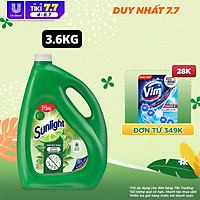 Nước Rửa Chén Bát Sunlight Trà Xanh Nhật Bản 3.6kg