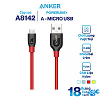 Dây Cáp Sạc Micro USB Anker PowerLine+ 0.9m - A8142 - Hàng Chính Hãng