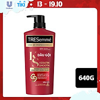 Dầu Gội Tresemmé Keratin Smooth Tinh Dầu Argan Và Keratin Vào Nếp Suôn Mượt (640g)