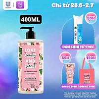 Sữa Dưỡng Thể 400Ml Love Beauty And Planet Làm Sáng Da Delicious Glow Với 100% Tinh Dầu Hoa Hồng Bulgaria