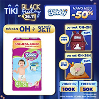 Tã Quần Bobby - Đệm Lưng Thấm Mồ Hôi XL96 (96 Miếng)