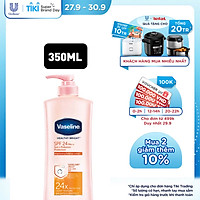 Sữa Dưỡng Thể Vaseline SPF24PA++ Sun + Pollution Protection Chống Nắng Và Dưỡng ẩm Cho Da Sáng Khỏe Mịn Màng Bảo Vệ Da Tới 4H 350ml