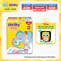 Tã Quần Em Bé Siêu Khô Thoáng Unidry Size XL62