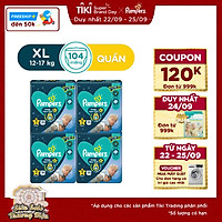 Combo 4 Tã Quần Pampers Ngủ Ngon - Bao Bì Ngẫu Nhiên