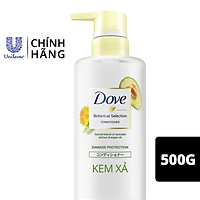 Kem Xả Dove Phục Hồi Hư Tổn Chiết Xuất Bơ & Dầu Argan Botanical Selection (500g)