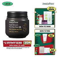 Siêu Mặt Nạ Chăm Sóc Lỗ Chân Lông Innisfree Super Volcanic Pore Clay Mask 2 x 100ml - 131171056