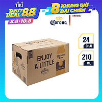 Thùng 24 Chai Bia Coronita (210ml / Chai)