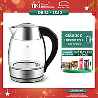 Ấm Điện Thủy Tinh Siêu Tốc Có Điều Chỉnh Nhiệt Độ Lock&Lock EJK341 (1.8L) - Hàng chính hãng