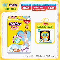 Tã Quần Em Bé Siêu Khô Thoáng Unidry Size XXL56