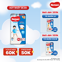 Tã Quần Huggies Dry Gói Cực Đại XL62 (62 Miếng)