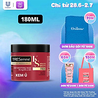 Kem Ủ Tóc TRESEMME Keratin Smooth Cho tóc khô xơ rối Tinh Dầu Argan & Keratin Dưỡng Tóc Vào Nếp Suôn Mượt 180ml