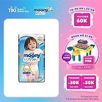 Tã Quần Cao Cấp Moony Nhật Bản Bé Gái L44 (44 Miếng)