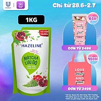 Sữa Tắm Hazeline Trắng Da Matcha Lựu Đỏ Sáng Mịn Dưỡng Ẩm Dưỡng Thể Thiên Nhiên 1Kg