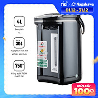 Bình Thủy Điện 3 Mức Nhiệt Nagakawa NAG0404 (4.0 Lít) - Hàng Chính Hãng