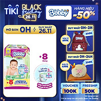 Tã quần Bobby mới M60 - Lõi nén thần kì 3mm - Siêu mỏng khô thoáng bất ngờ - Tặng thêm 8 miếng