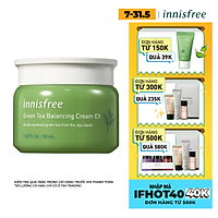 Kem dưỡng ẩm từ trà xanh đảo Jeju Innisfree Green Tea Balancing Cream EX 50ml - NEW