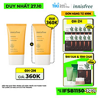 Kem chống nắng lâu trôi làm sáng da innisfree Intensive Triple Care Sunscreen SPF50+ PA++++ 50ml - 131172646