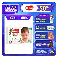 Tã Dán Siêu Cao Cấp Huggies Platinum Naturemade M64 (64 Miếng)