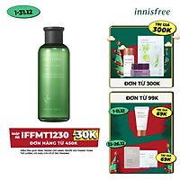 Nước cân bằng chăm sóc làm mịn da từ trà xanh và dầu hạt trà xanh tươi Innisfree Geen Tea Seed Skin 200ml - NEW