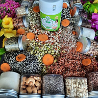Combo 4 Hộp Bột Ngũ Cốc Nảy Mầm Tăng Cân X5 (500g/hộp): Giúp Tăng Cân An Toàn, Tăng Nội Lực (Ngũ cốc tăng cân)