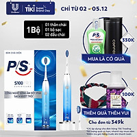 Bàn Chải Điện P/S S100 PRO - Công Nghệ Sóng Âm, Chải Sạch Mảng Bám Tới 10X - Xanh Ombre