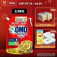 Nước giặt Túi 2.9kg OMO Matic Nước giặt OMO Hương Comfort Tinh dầu thơm Xoáy bay vết bẩn, hương thơm bền lâu