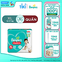 Tã Quần Pampers Giữ Dáng Mới Gói Lớn L36/XL32/XXL28/M40