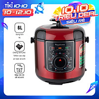Nồi Áp Suất Điện Nagakawa NAG0205 (6.0 Lít) - Hàng Chính Hãng