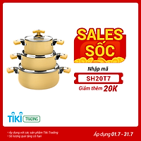 Bộ Nồi Anod Sunhouse SHG2703GA
