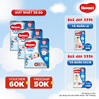 Combo 3 Gói Tã Dán Sơ Sinh Huggies S88 (4kg-8kg) - Gói 88 Miếng - Bao Bì Mới