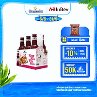 Lốc 6 Chai Bia Hoegaarden Rosée (248ml x 6 Chai)