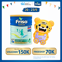 Sữa bột Friso Gold 4 1400g dành cho trẻ từ 2 - 6 tuổi + Tặng bộ đồ chơi ngẫu nhiên cho bé