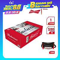 Thùng 24 Lon Bia Budweiser (330ml / Lon)