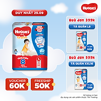 Tã Quần Huggies Dry Gói Cực Đại L68 (68 Miếng) - Tặng 8 miếng