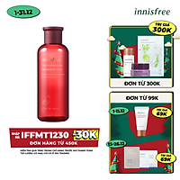 Nước Cân Bằng Ngăn Ngừa Lão Hóa Từ Lựu Innisfree Jeju Pomegranate Revitalizing Toner (200ml)