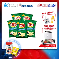 Combo 5 Bánh Snack Khoai Tây Lay's vị Tảo Biển Nori 150g Cho Cả Nhà - Family Pack Siêu Tiết Kiệm