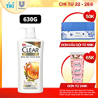 Dầu Gội đầu Clear Botanique 9 Thảo Dược Quý Cho Da Đầu Yếu Với 3X Sức Mạnh Đánh Bay Gàu Nhờn Ngứa 630g