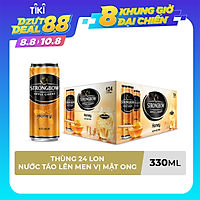 Thùng 24 Lon Cao Strongbow Vị Mật Ong (330ml / Lon)