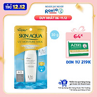 Sữa Chống Nắng Hằng Ngày Dưỡng Da Giữ Ẩm Sunplay Skin Aqua UV Moisture SPF50+ PA+++ (30g)