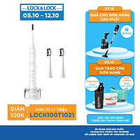 Bàn Chải Đánh Răng Điện Lock&Lock ENR346WHT - DC3.7V, Trọng Lượng 235g, Sạc Không Dây - Màu Trắng