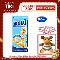 Thùng 48 hộp Sữa Bột Pha Sẵn NUVI GROW 180ml