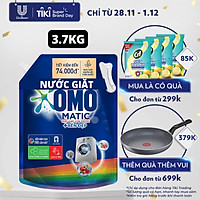 Nước giặt Túi 3.7kg OMO Matic Cho máy giặt cửa trước Cửa Trước Bền Màu Bền màu tinh chất Lựu Tre