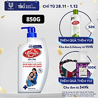 Sữa Tắm Lifebuoy 850g Chăm Sóc Da Dưỡng ẩm Mềm Mịn Giúp Bảo Vệ Khỏi 99.9% Vi Khuẩn Và Ngăn Ngừa Vi Khuẩn Lây Lan Trên Da