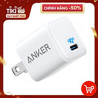 Adapter Sạc 1 Cổng Anker 18W / 20W PowerPort III Nano Tích Hợp PowerIQ 3.0 - Hàng Chính Hãng