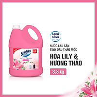 Nước Lau Sàn Sunlight Tinh Dầu Thảo Mộc Hương Hoa Lily 3.8kg