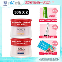 Bộ Đôi Kem Dưỡng Chống Lão Hóa Da Ngày Và Đêm Pond's Age Miracle (50g/hũ)
