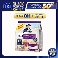 Thức Uống Yến Mạch Quaker 3in1 - Vị Berry Burst 450g